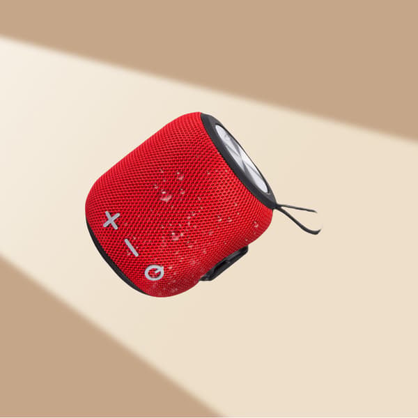 Bluetooth-högtalare med minneskortplats Red Red