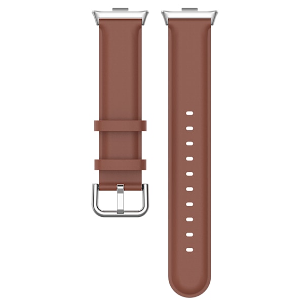 Nahkainen kellohihna Xiaomi Smart Band 9 Prolle Ruskea