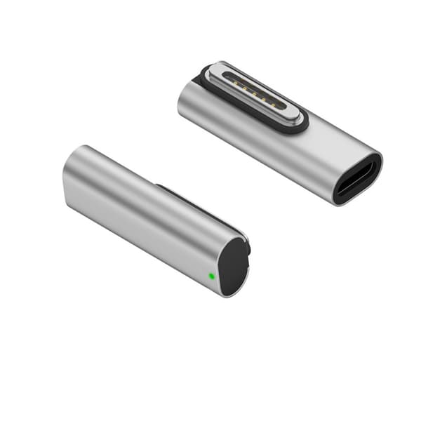 USB-C naaras MagSafe 3 140W kulma-alumiiniadapteri MacBookille