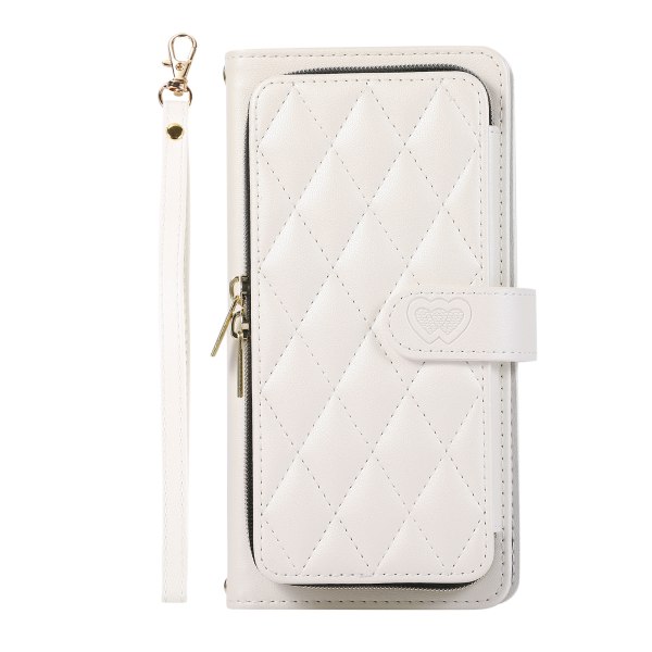 Zipper Flip Telefonfodral Plånboksfodral med kreditkortsfack Samsung S21