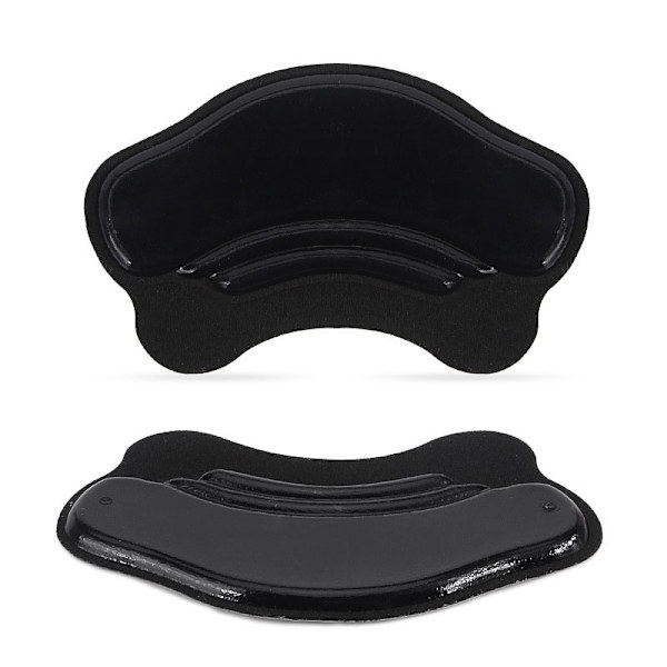 Hälkuddar för Skor - 2 par Black Black