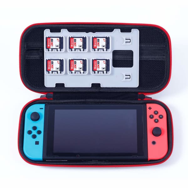 Nintendo Switch-kompatibelt beskyttelsesetui med tilbehør