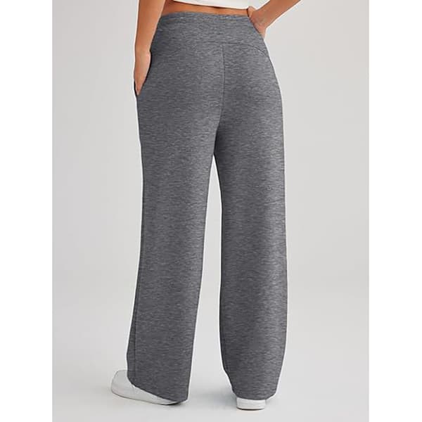 Lediga byxor med hög midja Gray L Gray L