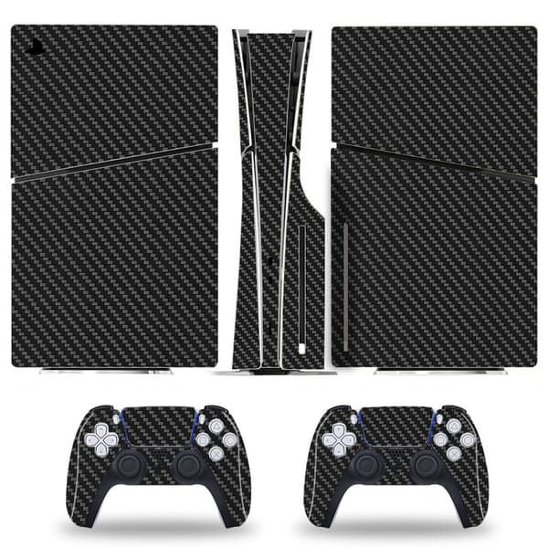 Skydd för PS5 Slim Konsol Black+Grey Black+Grey