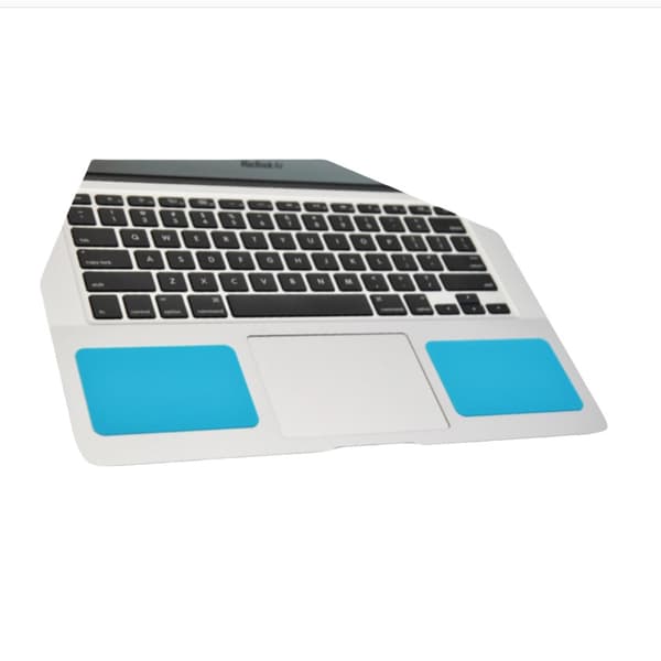 Bekvämt handledsstöd i silikon för MacBook Blue Blue