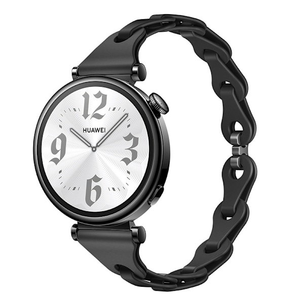Silikone urrem til Huawei GT5/4 - 18mm Sort