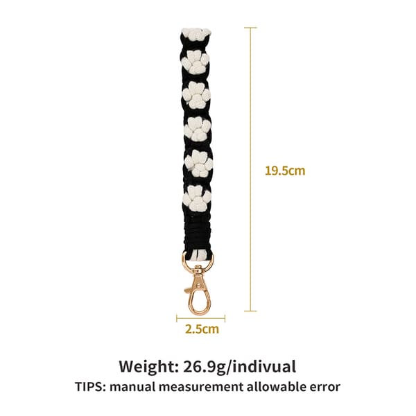 Stilfuld Kattepote Telefon Lanyard Black Black