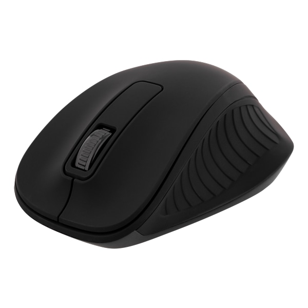 Wireless optical mouse 2.4GHz, 3 buttons w/ a scroll, black