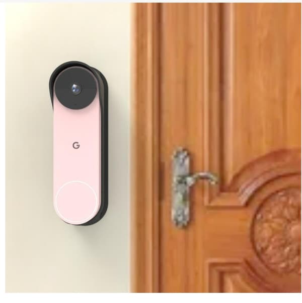 Justerbart monteringsfäste för Google Nest Doorbell Black Black