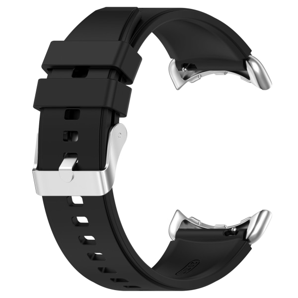 Byte av silikonarmbandsrem som är kompatibelt för Google Pixel Watch 1/2 Svart