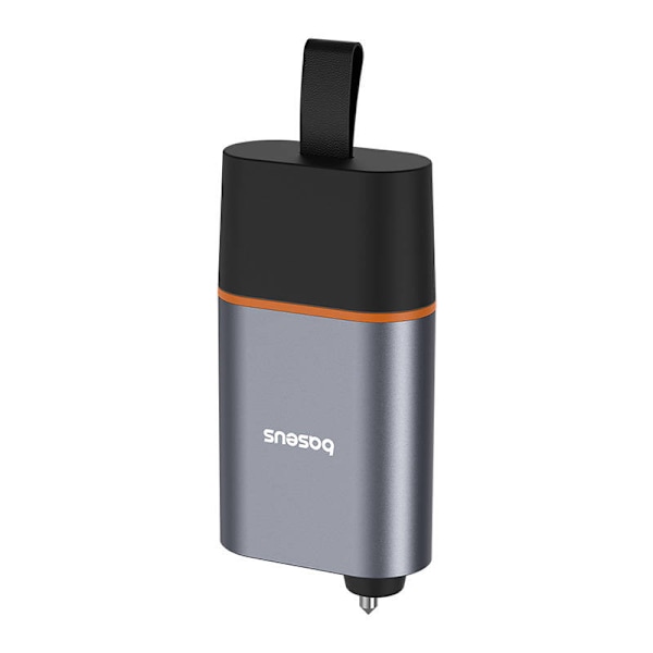 Baseus Sharp Tool Safety Hammer (Vudebrydende+Sikkerhedsbælteskæring) Sort