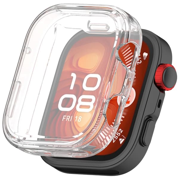 Huawei Watch Fit 4 Full Coverage TPU Skyddsfodral Transparent Transparent