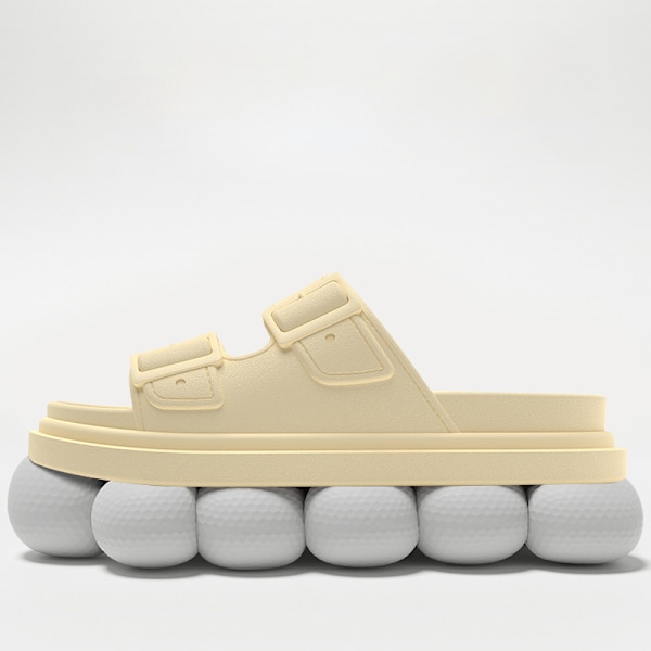 Komfortable hvide EVA-slippers Hvid 38/39