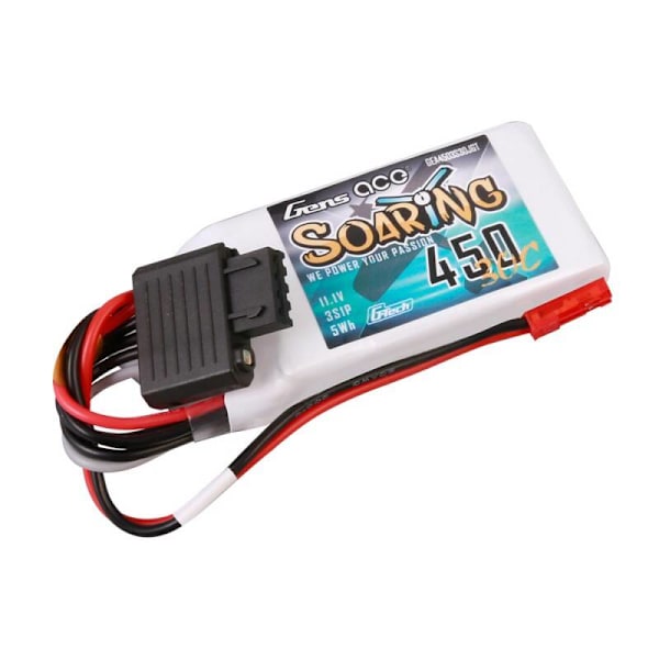 Gens ace G-Tech Soaring 450mAh 11,1V 30C 3S1P Lipo-batteri