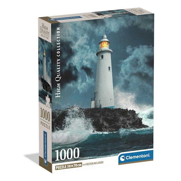 Puslespil 1000 Pcs CB Lighthouse In The Storm