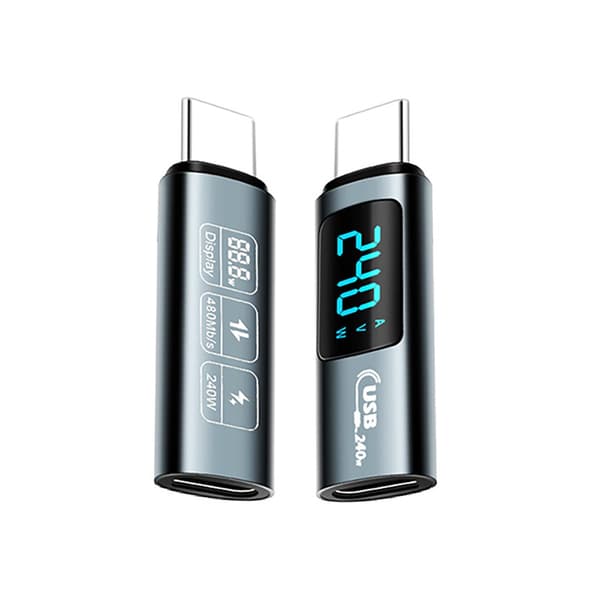 240W USB 2.0 Digitaalinen näyttöadapteri Grey Grey