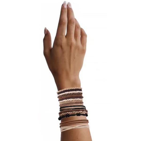 Boho Flätade Hårband - 20-pack Scrunchies för Tjockt Hår