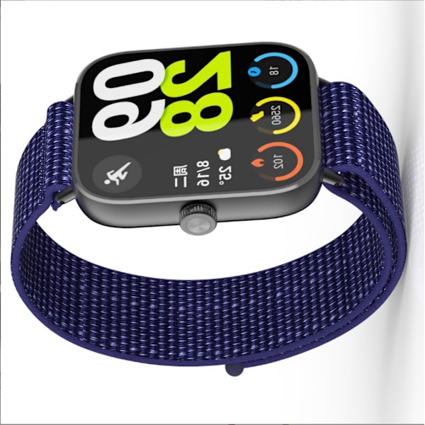 Redmi Watch 5/4 flätad nylonrem Blå