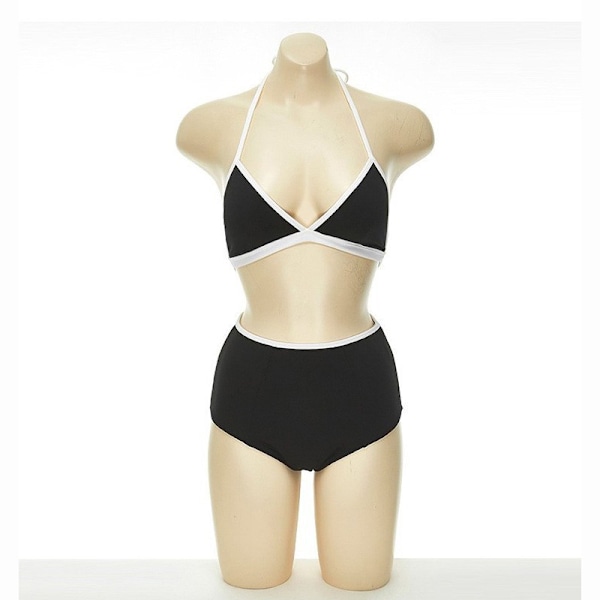 Kaksiosainen uimapuku - Seksikäs bikini naisille Musta M