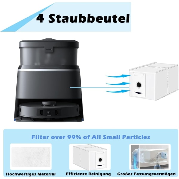 INF Reservedelssæt til Ecovacs Deebot T30 Omni, T30 Pro Omni, T30 Max