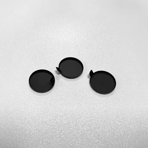 3-pack metallinsskydd för iPhone iPhone 16/16 Plus Svart