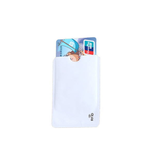 12 stk. RFID-blokerende korthylstre Hvid