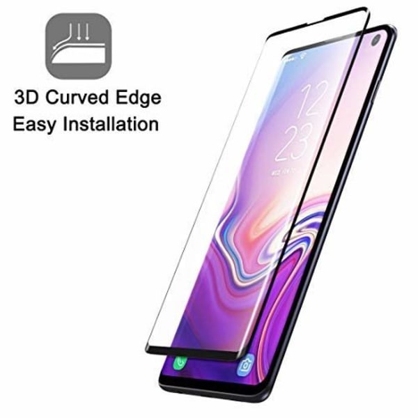Näytönsuoja Samsung Galaxy S10 karkaistu lasi / 3D kaareva