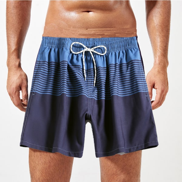 Herr Marinblå Badshorts S