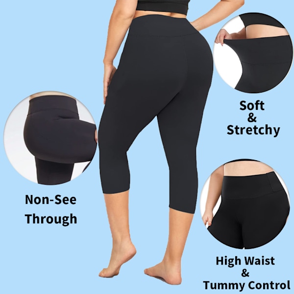 Yogabyxor i plusstorlek XXL