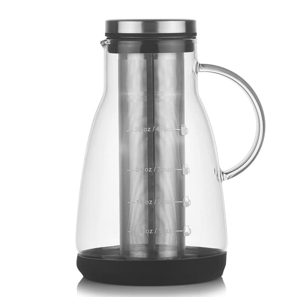 960ML Cold Brew Kaffebryggare med Silikonbas