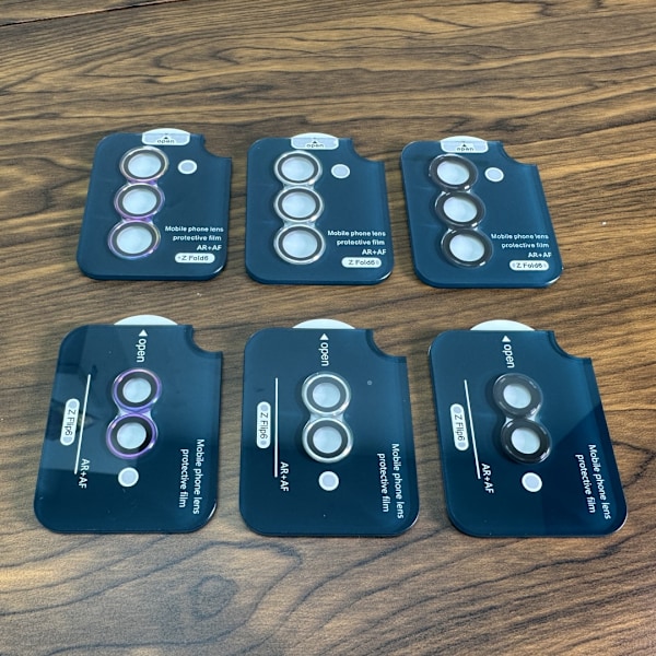 Kameralinsskydd för Samsung Galaxy Z Fold 6 Samsung Z Fold 6 Svart
