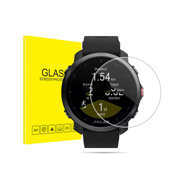 Polar Grit X skärmskydd, 2-pack härdat glas
