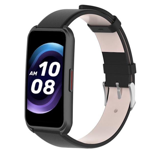 Klockarmband i Äkta Läder Keep B4 Svart
