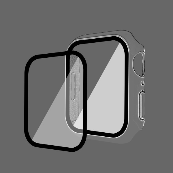 Smart klockfodral med skärmskydd Apple Watch 7/8 Transparent 45 mm