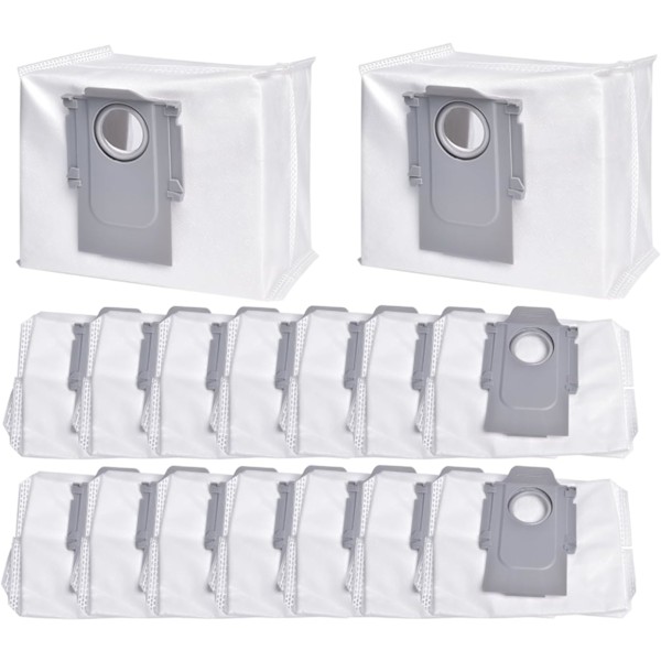 INF Roborock Dammsugarpåsar  för Roborock S8, S8+, S8 Pro Ultra, S7 MaxV Ultra, S7 Pro Ultra, Q7+, Q7 Max+14-pack