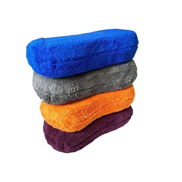 Enkelsidig Korallfleece 8-Formad Biltvättsvamp - Repfri Rengöring Blue Blue