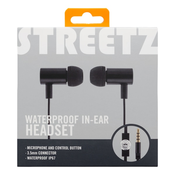 E200 Waterproof in-ear earbudsbutton 3.5 mm IP67