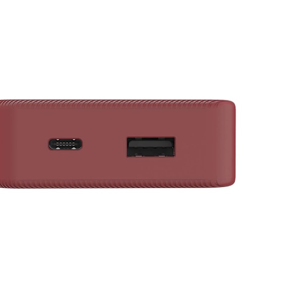 Powerbank Colour 10 10000mAh USB-C+USB-A Röd