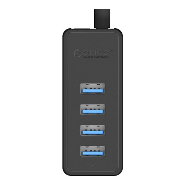 Orico W5P-030 USB till 4x USB 3.0 Hub Adapter (svart)