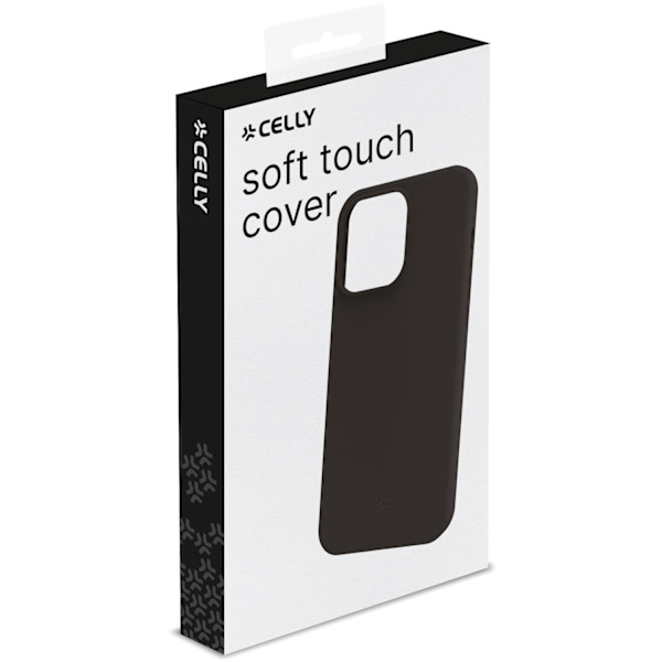 Cromo Soft rubber case iPhone 15 Plus Svart