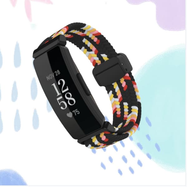 Nailonranneke Fitbit Inspire 3:lle MultiColor MultiColor