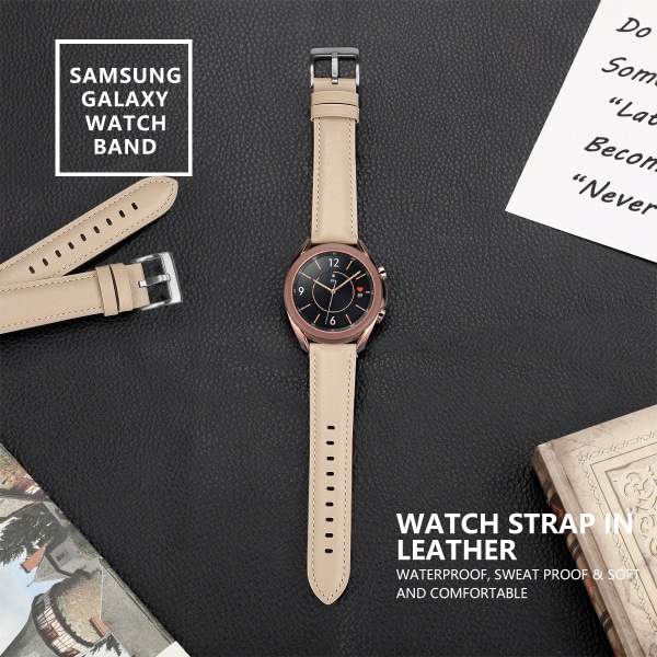 Klockarmband kompatibelt med Samsung Galaxy Watch 3 45mm Aprikos