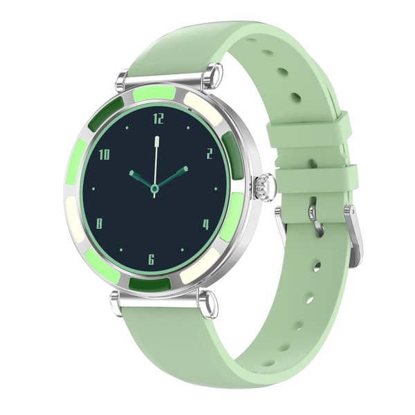 Multifunktionell Smartwatch med Bluetooth-samtal och Hälsoövervakning, kompatibelt med Android och iOS Green Green