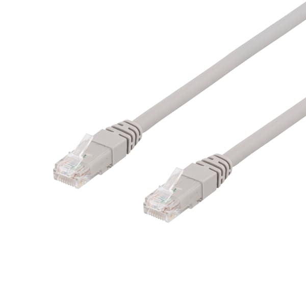 U/UTP Cat6a patch cable 3m 500MHz, LSZH grey