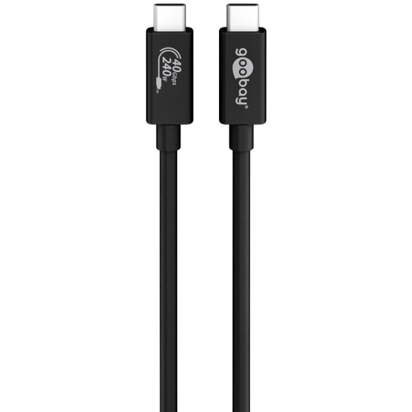 Synkronoi ja lataa USB-C™-kaapeli, USB4™ Gen 3x2, 240 W, 0,7 m