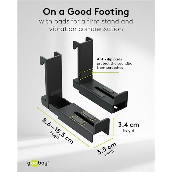 Soundbar-montering til tv-apparater Universal