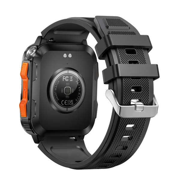 Smartwatch med puls-, blodtryks- og iltmåling Orange Orange