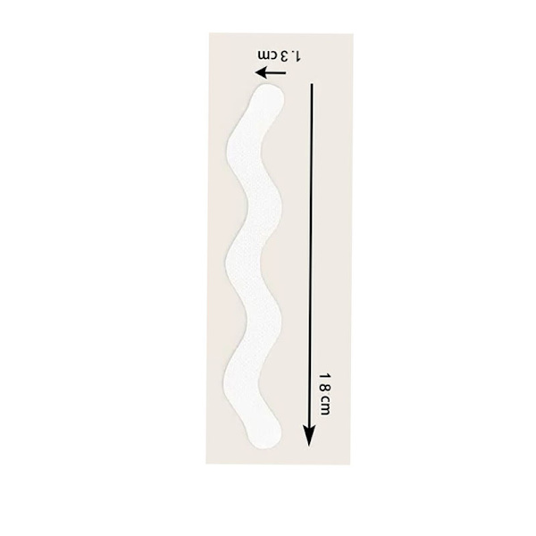Halkskyddande trappsteg Tejp Halkfri tejp för trappor S-formad 1,3x18 cm