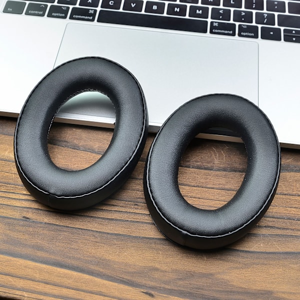 Svarta öronkuddar för Sennheiser HD620S HD400Pro HD560S - 2-pack