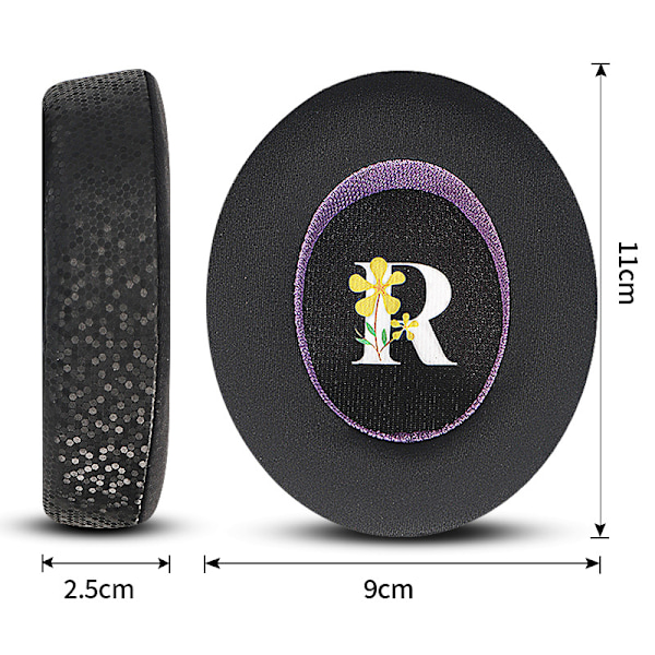 Magisk Ice Skin Earphone-etui til Sennheiser Momentum 3 - Sort Lilla (2-pak)